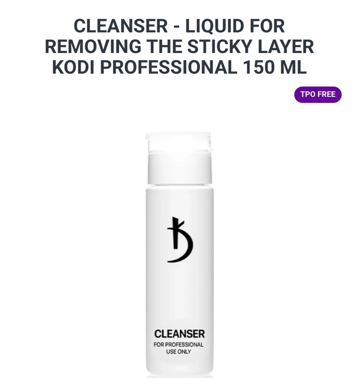 Kodi Professional Cleanser 150ml